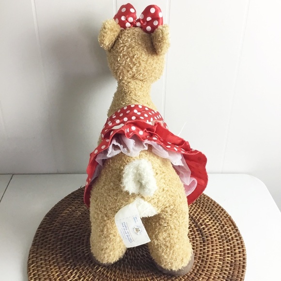 BUILD A BEAR CLARICE RUDOLPH RED NOSED REINDEER W COAT STUFFED ANIMAL PLUSH TOY - Picture 4 of 4